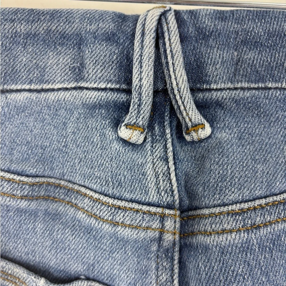 Good American Medium Wash Destress  Skinny Jeans 4/36 - Picture 2 of 4